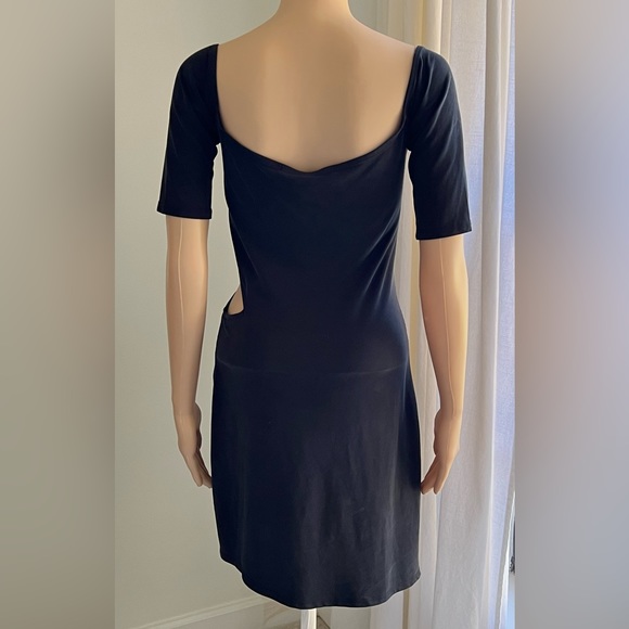 Stillwater Side Cut Out Mini Dress Black Size Small - Picture 4 of 9